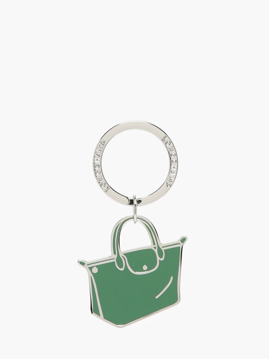 Longchamp Metal Sleutelhanger Groen